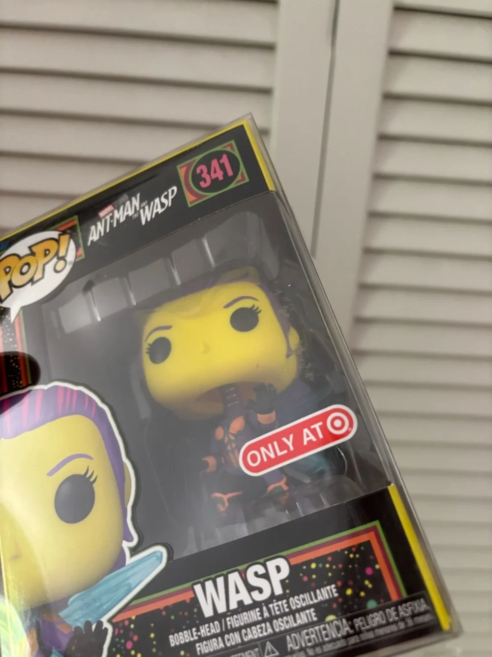 Funko Pop! Wasp #341 (Exclusive Target) Black Light - Picture 7 of 8